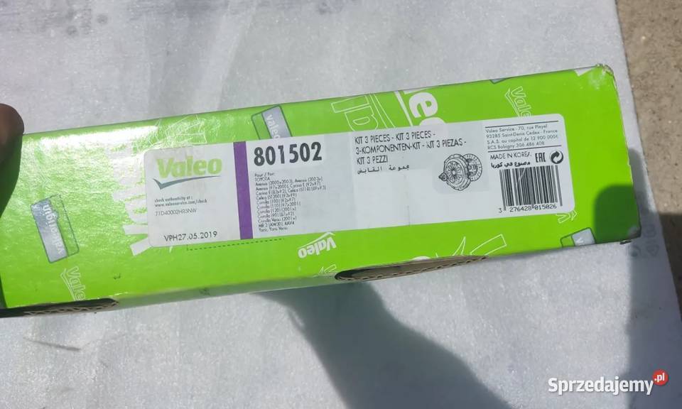 801502 VALEO SPRZĘGŁO TOYOTA AVENSIS COROLLA Pozostałe Radom sprzedam