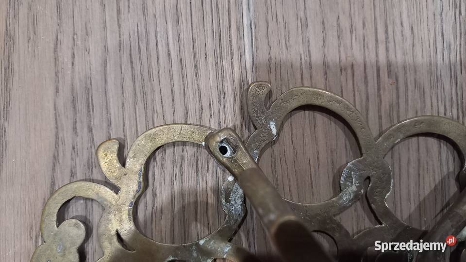 Podstawka mosiężna pod garnek żelazko Jabłka 681 Akcesoria kuchenne Gawroniec