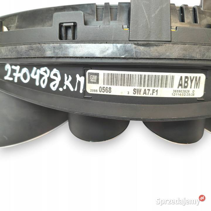 LICZNIK ZEGARY 20980568 ABYM Opel Insignia A 20 osobowe Liczniki i zegary Chełm