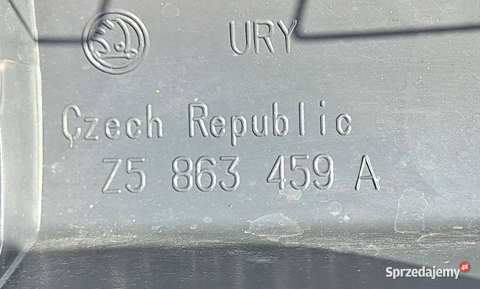 SKODA OCTAVIA II OSŁONA PASA TYLNEGO Z5863459A