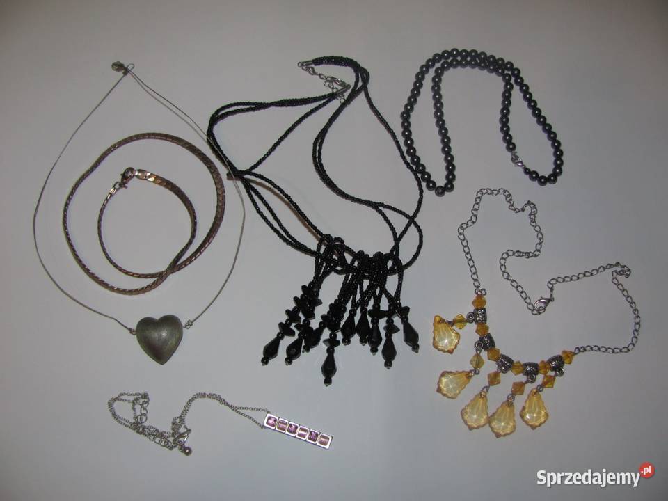 naszyjniki zestaw Ozdoby Zamość