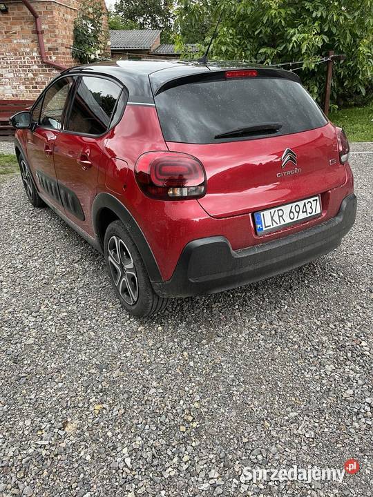 Citroen C3 12 110 Shine czerwony zadbany kamera cofania C3 Citroën Szastarka