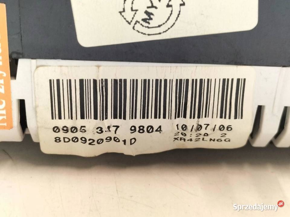 LICZNIK 8D0920901D 16 B Audi A4 I 19942001 B5 świętokrzyskie