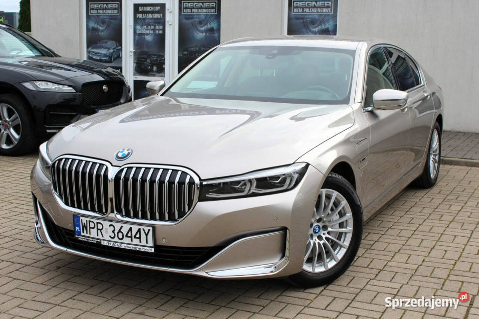 BMW 745 FV23 394 SalonPL Skóra Navi Kamera HUD nieuszkodzony Sokołów