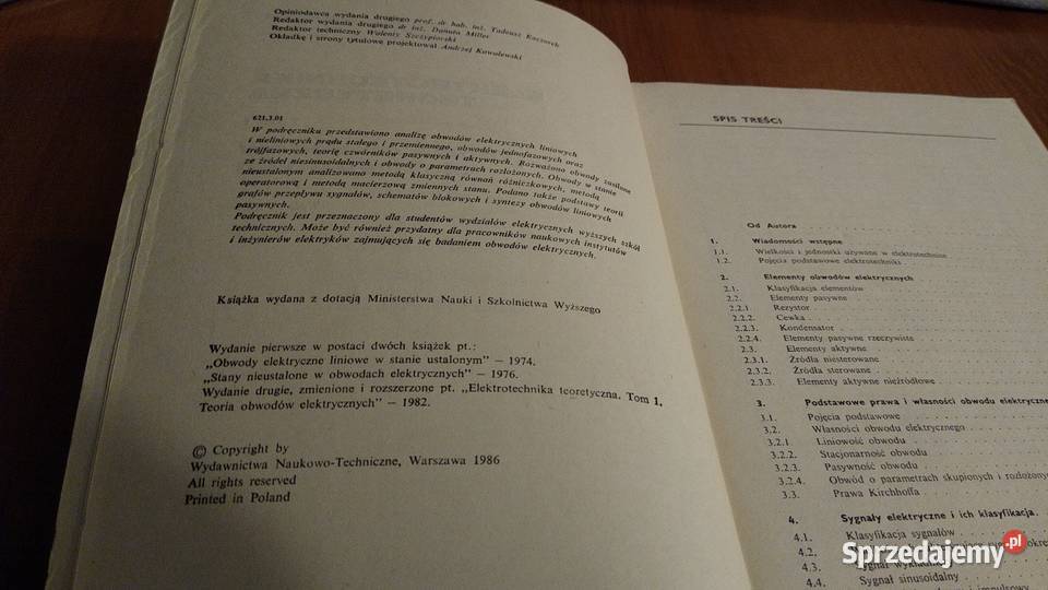 Teoria obwodów elektrycznych Bolkowski pomorskie