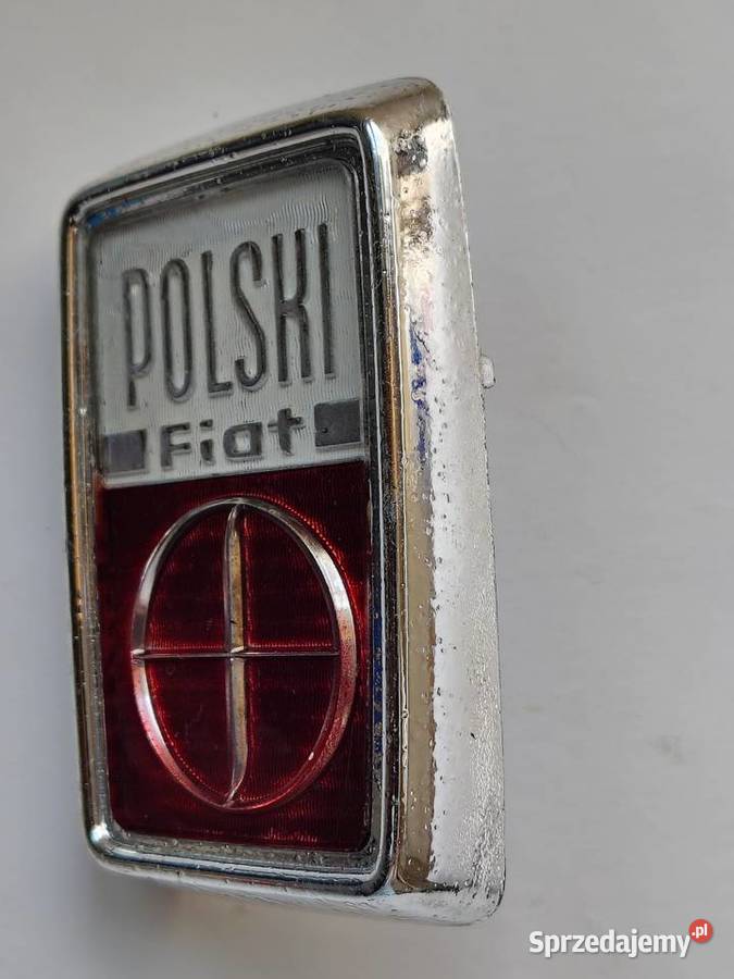 Plakietka Fiata Polskiego FSO 125 chrom łódzkie Łódź sprzedam