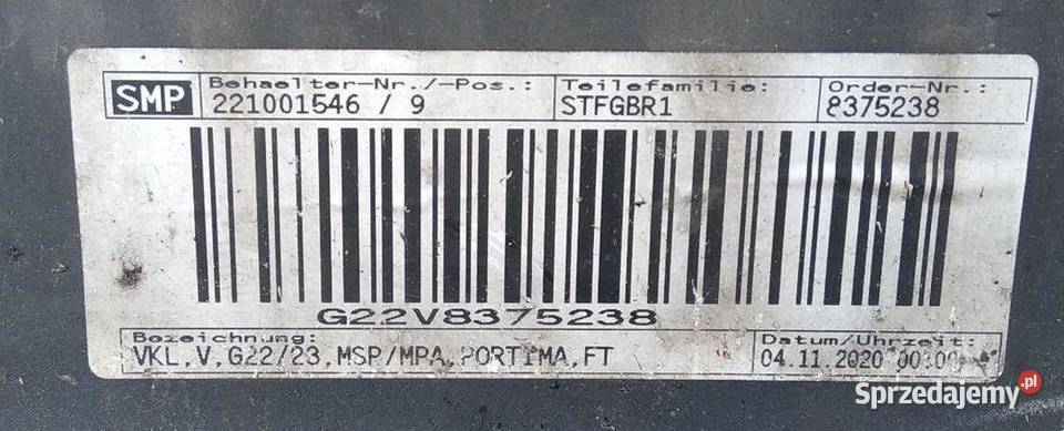 BMW 4 G22 G23 M PAKIET ZDERZAK PRZÓD osobowe