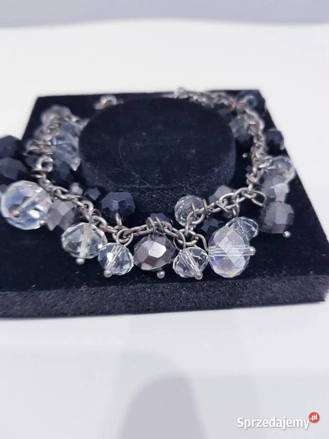 Damska kryształkowo koralikowa bransoletka śląskie Dąbrowa Górnicza