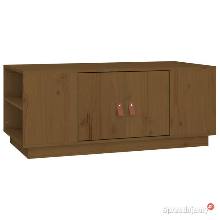 Stolik kawowy miodowy brąz 100x50x41 lite drewno Warszawa