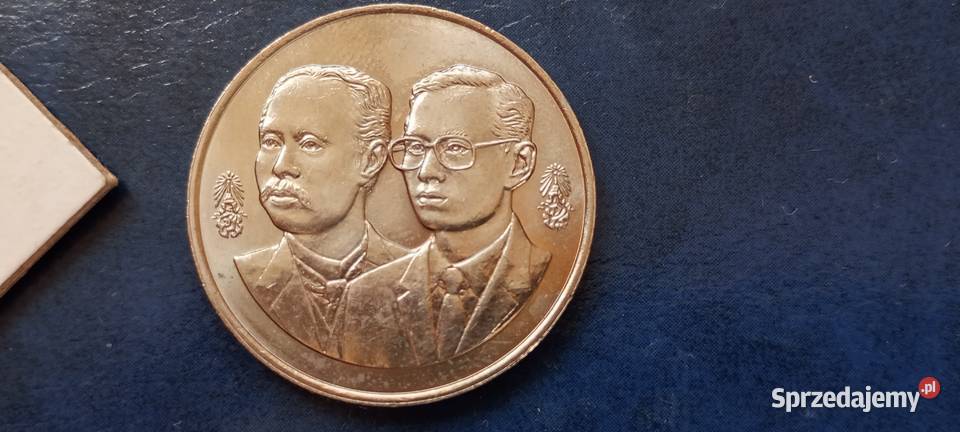 Stare monety 10 baht 1992 Rolnictwo Tajlandia