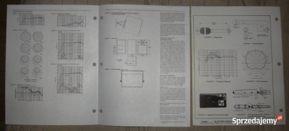 ElectroVoice brochures catalogs lot katalogi Sprzęt estradowy, studyjny i DJ-ski Kępice
