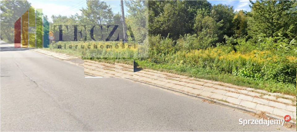 sprzedaży działki 12700m2 Chobot asfalt