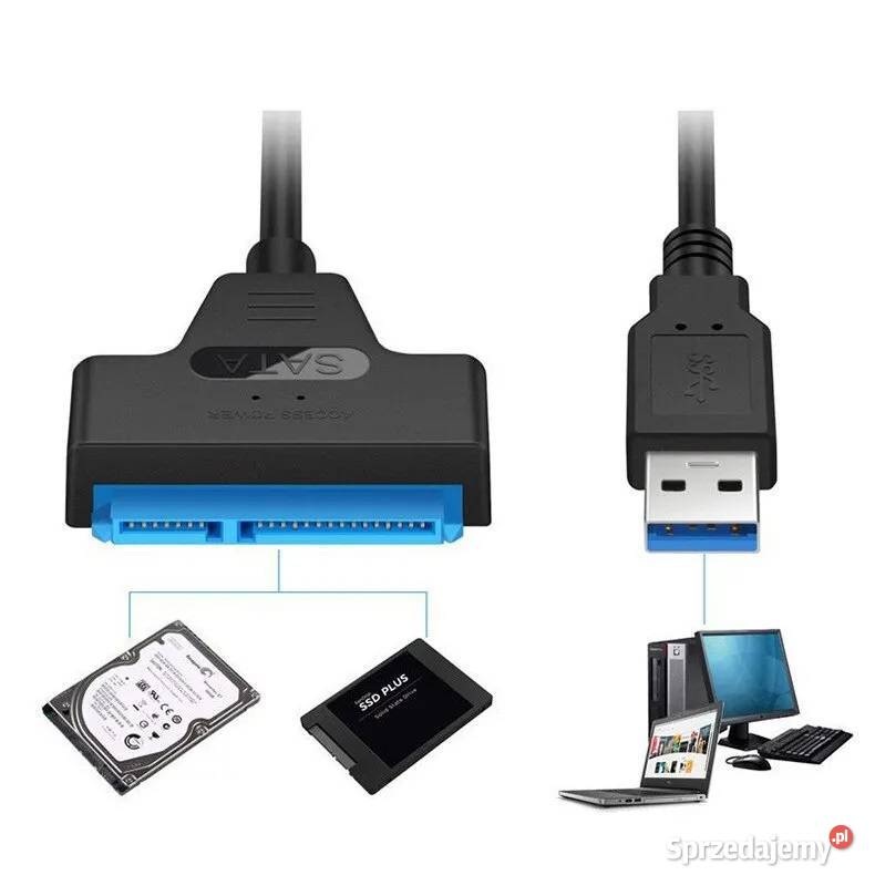 Adapter konwerter dysku SATA 25 na USB 30