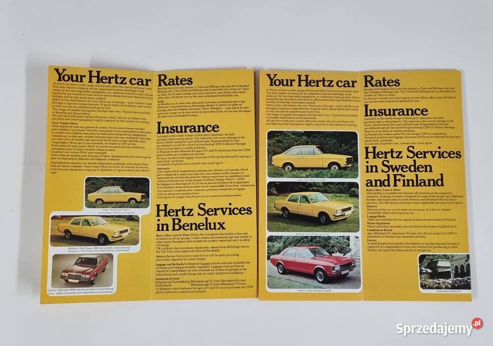 Broszura folder HERZ lata 7080 Antykwariat sprzedam