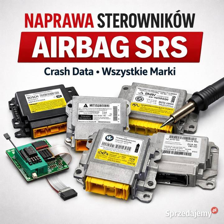 Naprawa Sterownika AIRBAG SRS Kasowanie Crash Katowice serwis