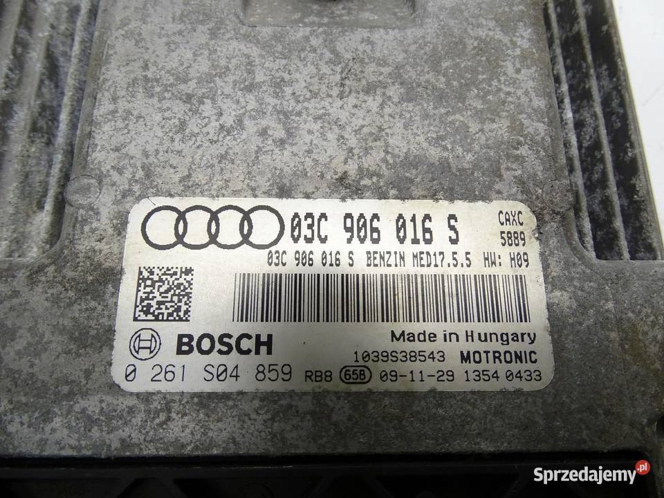 KOMPUTER STEROWNIK SILNIKA AUDI A3 8P 14 TSI CAX
