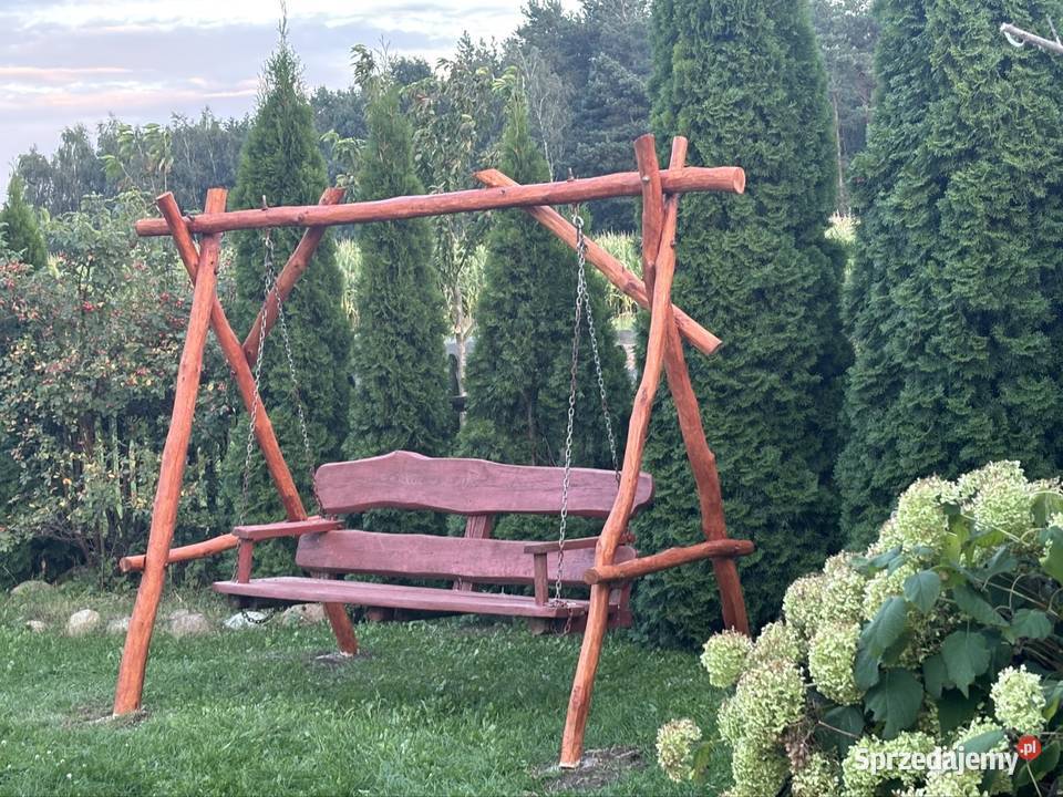 Huśtawka ogrodowa stelaż bez siedziska mazowieckie Mława