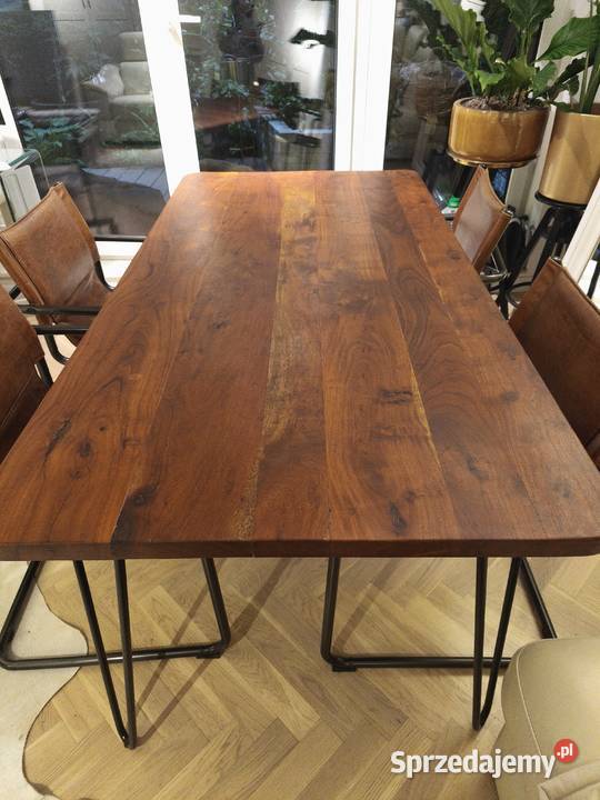 stół akacja metalowe nogi i industrial Stoły Piaseczno sprzedam