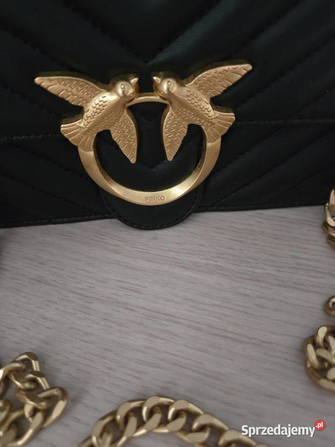 Damska torebka pinko logowana Torby i torebki Ząbki