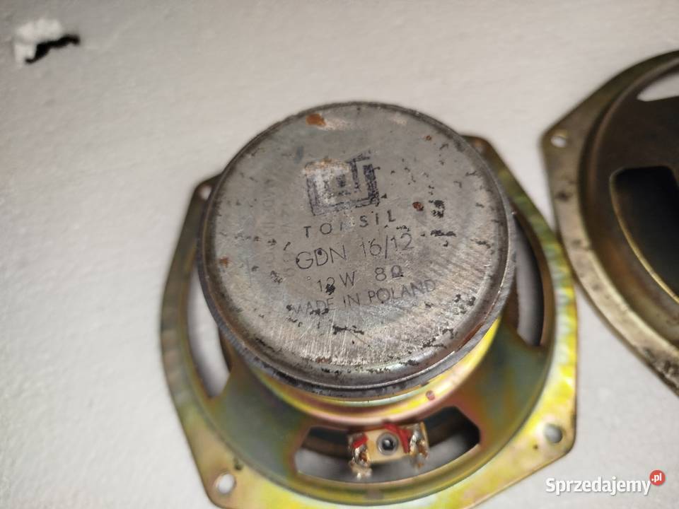 Unitra Tonsil kosze do głośników GDN 1612 8om Elektronika