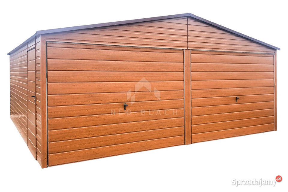 Garaż Blaszany 6x6m 2x Brama Uchylna Drzwi małopolskie Wieliczka sprzedam