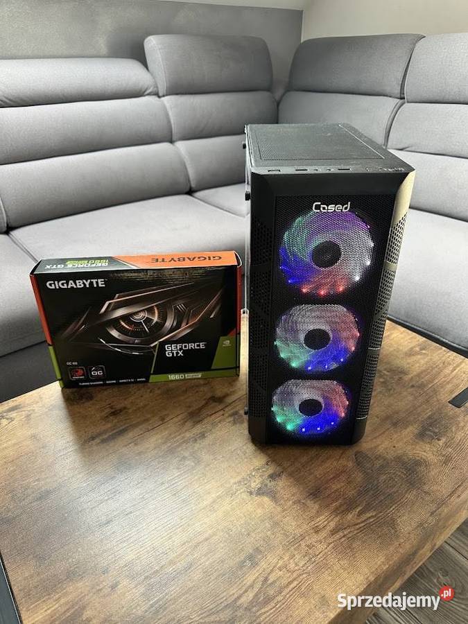 Komputer Gamingowy ARGB i5 9400f gtx 1660 6gb Pamięć RAM 16 małopolskie Kraków