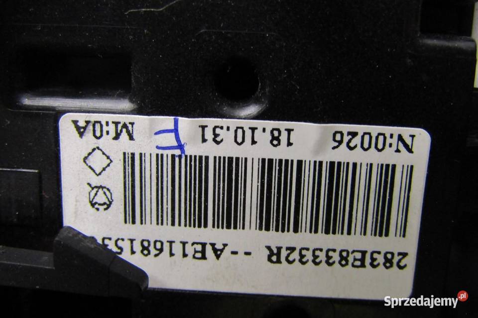 PANEL KLIMATYZACJI DACIA DUSTER II 283E83332R Panele sterowania, przełączniki