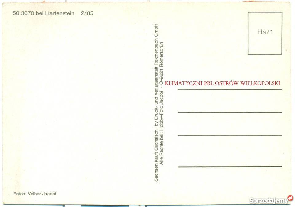 Stara pocztówka lokomotywa parowóz 11 Ostrów Wielkopolski