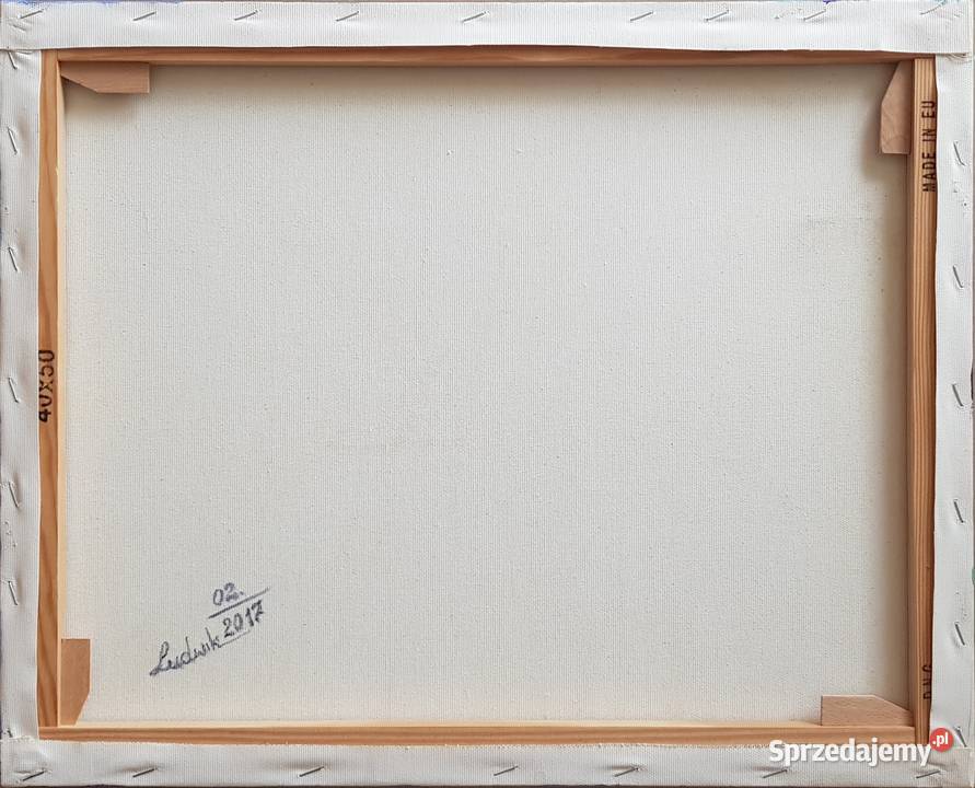 Composition 50 x 40 olej na płótnie 2017 DARMOWA Malarstwo Kraków