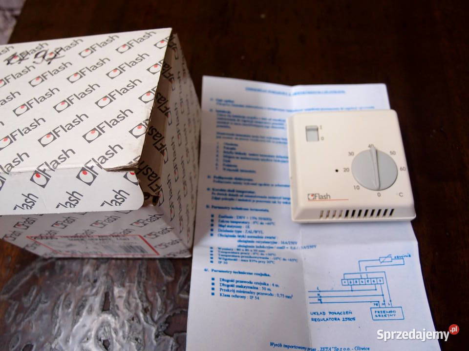 Termostat pokojowy elektroniczny Flash 1797 łódzkie Łódź