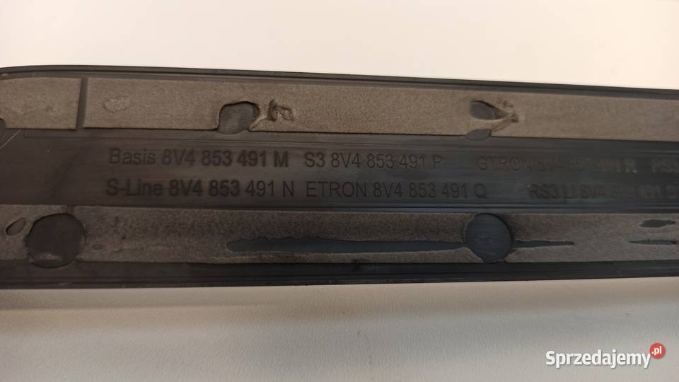 AUDI A1 82A LISTWA PROGOWA SLINE 8V4853491M