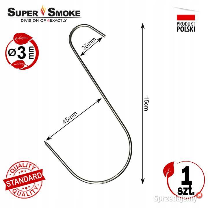 Hak Wędzarniczy SuperSmoke S do mięs i wędlin Przybory i części podlaskie