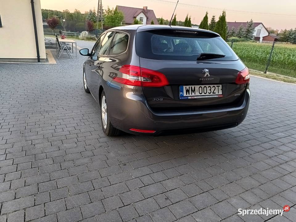 Peugeot 308 16 bluehdi salon Polska bluetooth Kałuszyn
