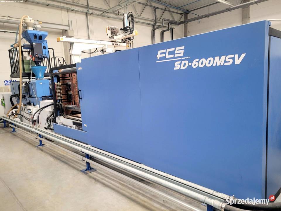 Wtryskarka do tworzyw sztucznych FCS SD600MSV Produkcja Jelenia Góra