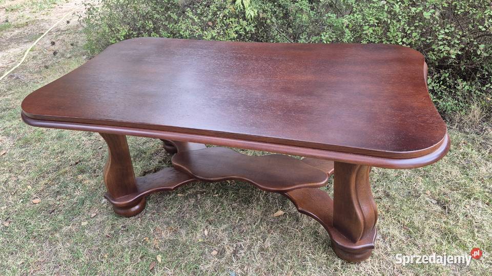 Ława dębowa renowacji Śmigiel