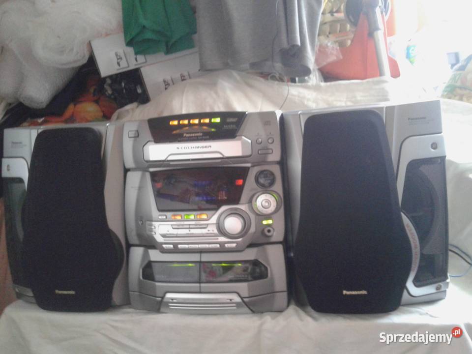 wieża HIFI stereo PANASONIC moc 2x160w z pilotem Ostrowiec Świętokrzyski