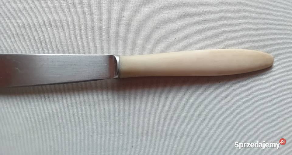 Nóż stołowy ze stali nierdzewnej z ebonitową sprzedam