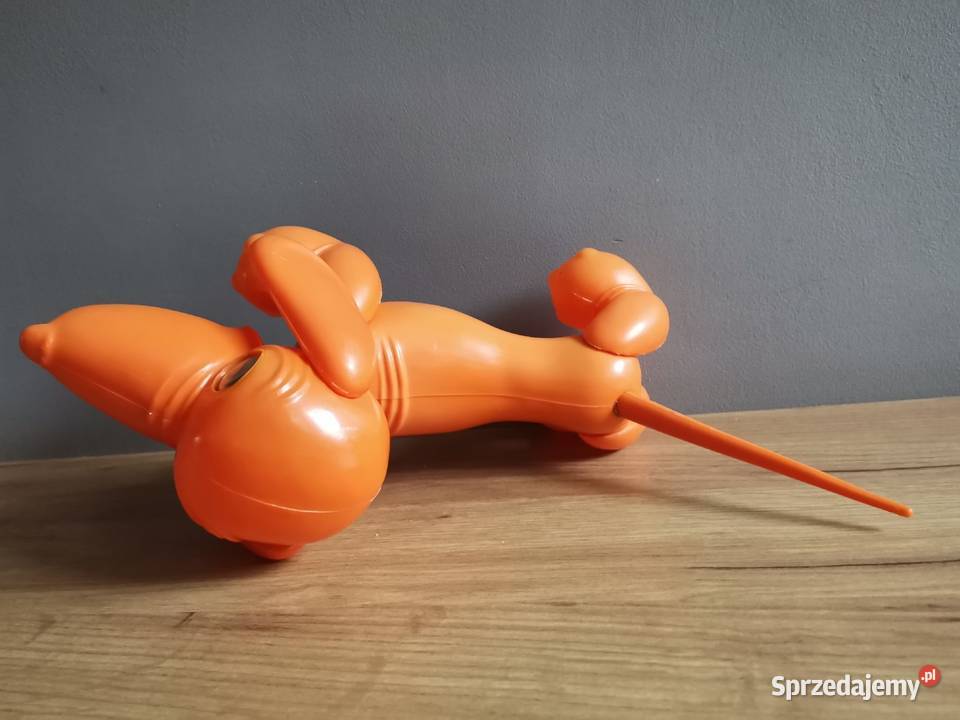 Stara kultowa zabawka Jamnik Zezolek PRL 1970 śląskie Siemianowice Śląskie