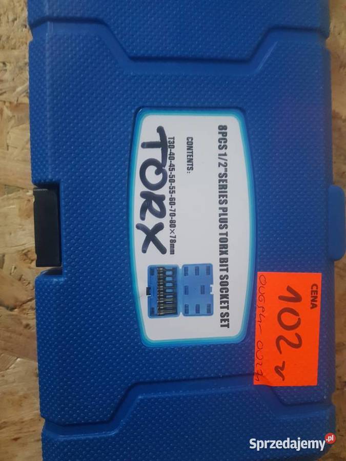 NASADKI UDAROWE czarne TORX 8 ZESTAW 12 sprzedam