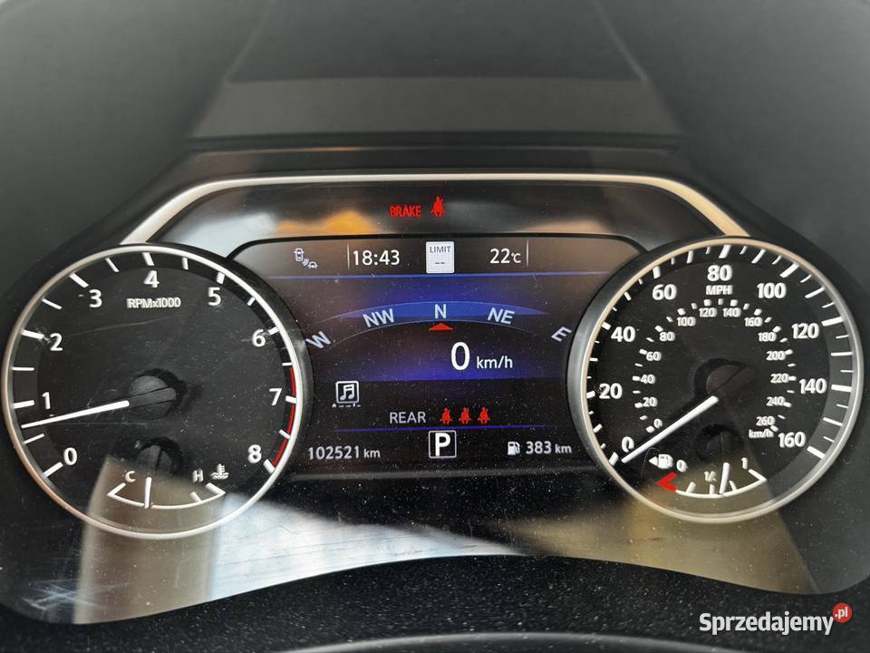 Nissan Murano Z52 asystent pasa ruchu Murano