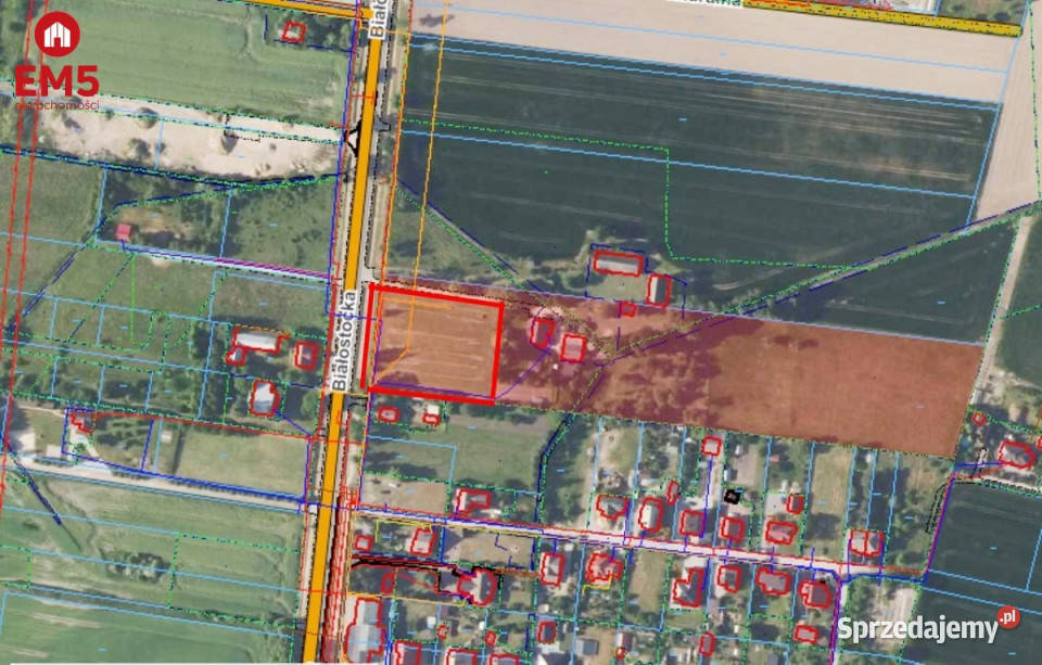 Działka Bielsk Podlaski Białostocka 3000m2 Sprzedaż