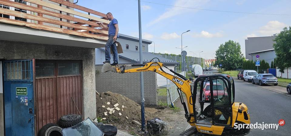 Mała koparka wynajem Pozostałe usługi Kraków