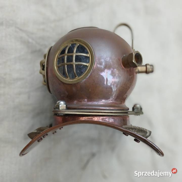Mosiężny hełm nurka mosiężna miniatura Pozostałe Warszawa sprzedam