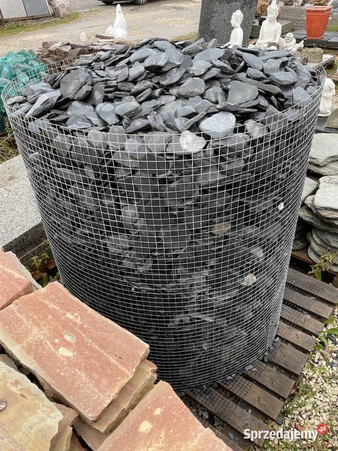 Łupek Filitowy Czarny Skała Grys Kamień do Akcesoria dla zwierząt mazowieckie