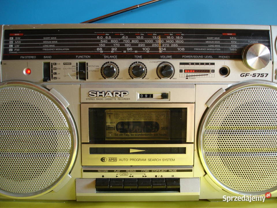 Radiomagnetofon SHARP GF5757HG Zielona Góra