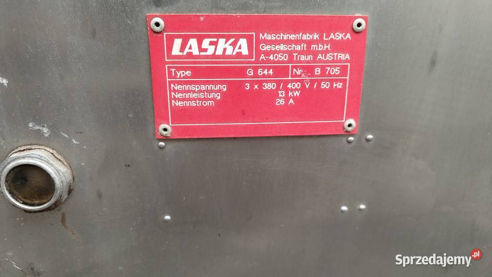 Gilotyna do bloków mrozonych LASKA typ G644 Krotoszyn