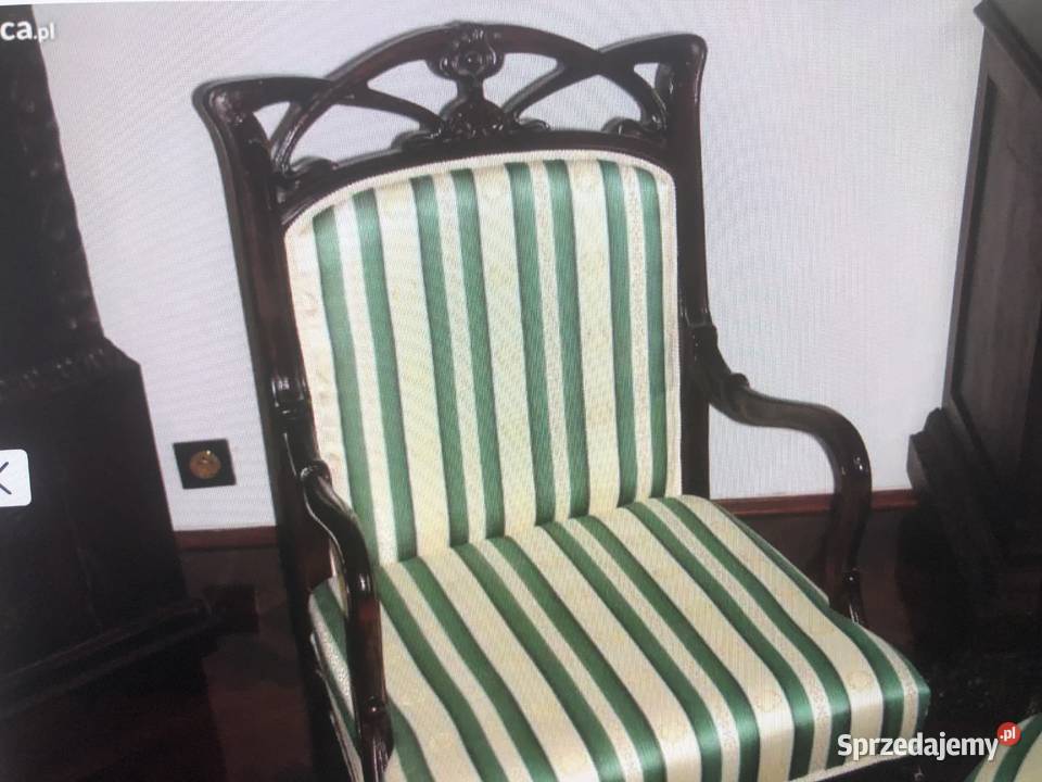 Secesja komplet foteli Stare Zakole