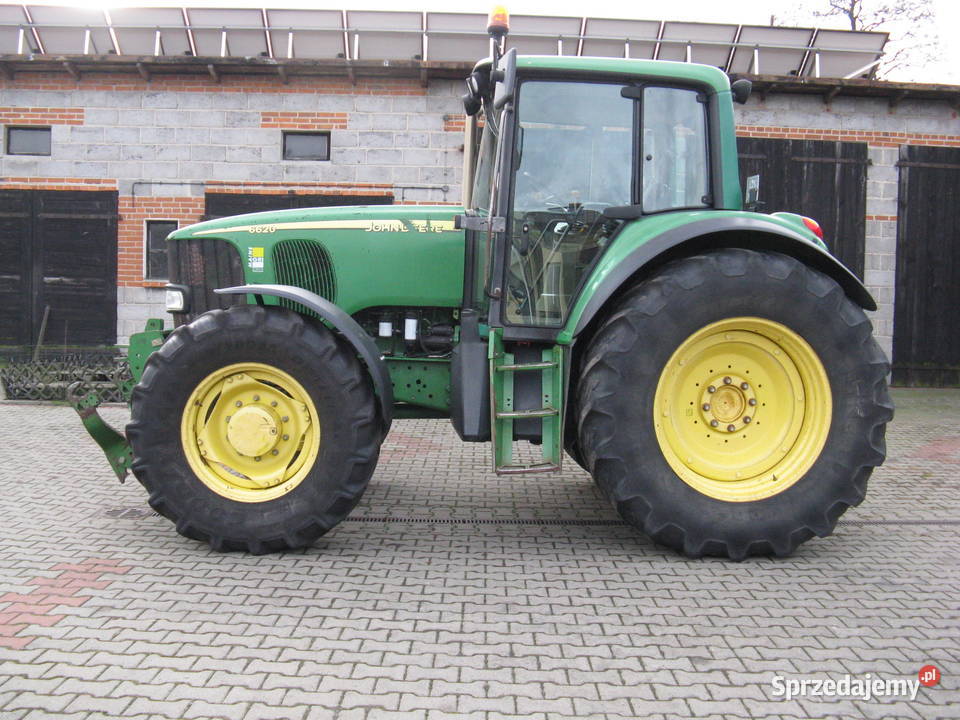 John Deere 6620 ciągnik rolniczy TUZ Holland wielkopolskie Sobiesęki