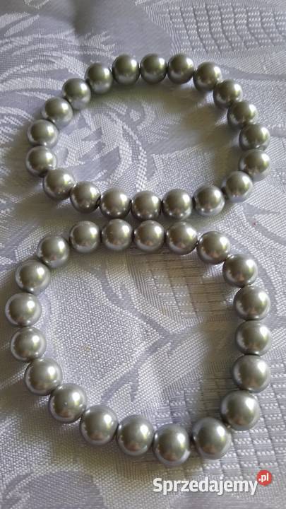 DWIE BRANSOLETY Z DYMIONYCH KORALIKÓW Piła