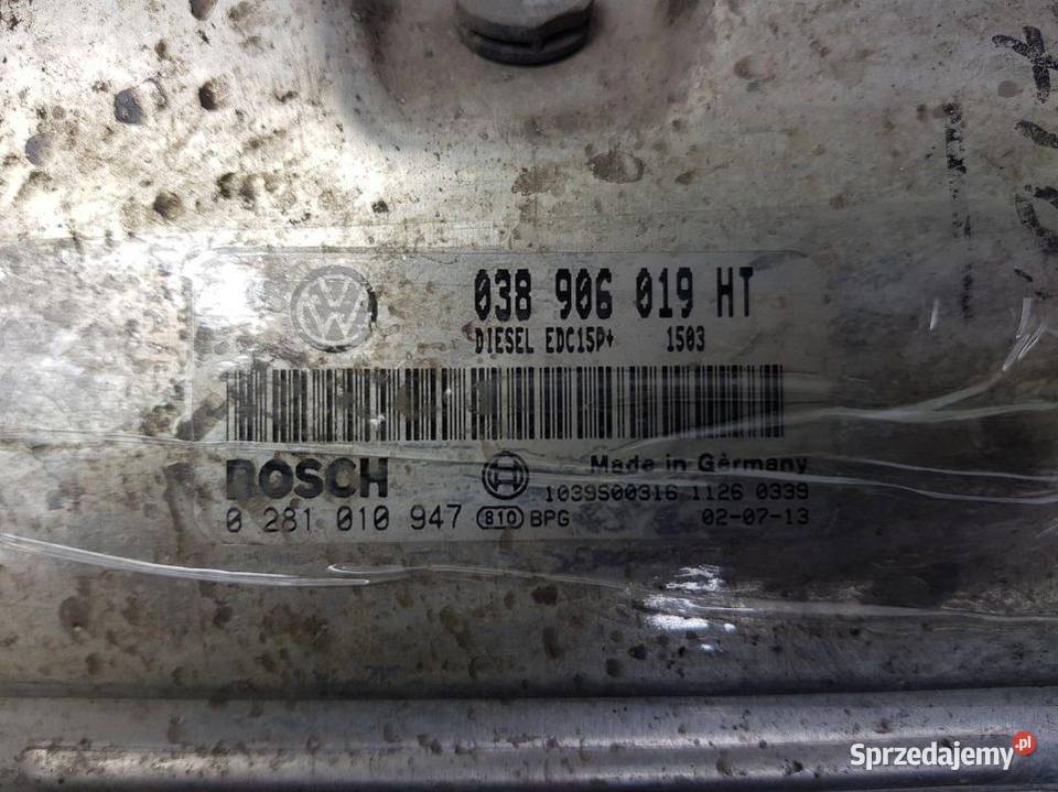 KOMPUTER SILNIKA ECU SEAT CORDOBA II 038906019HT Lipno